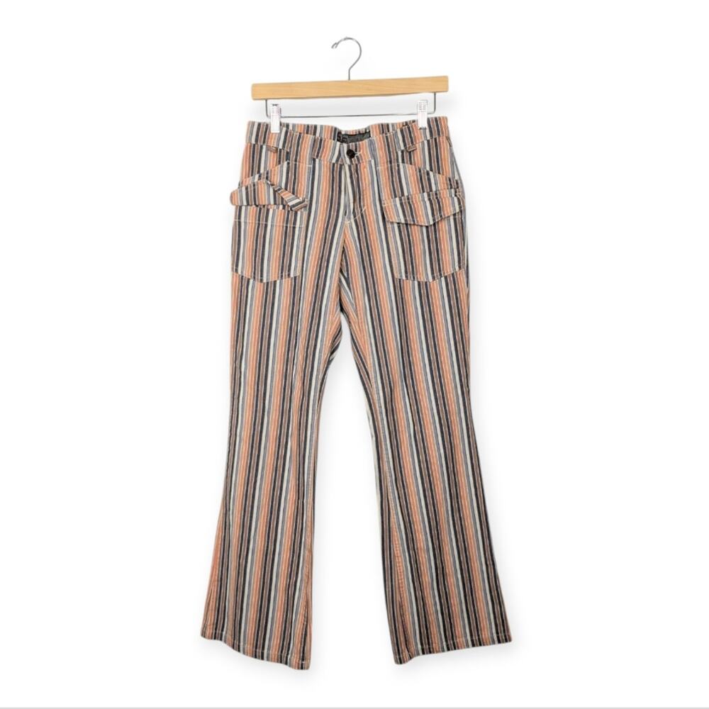 Vintage Joe's Jeans Multicolor Stripe Bootcut Jeans Size 28